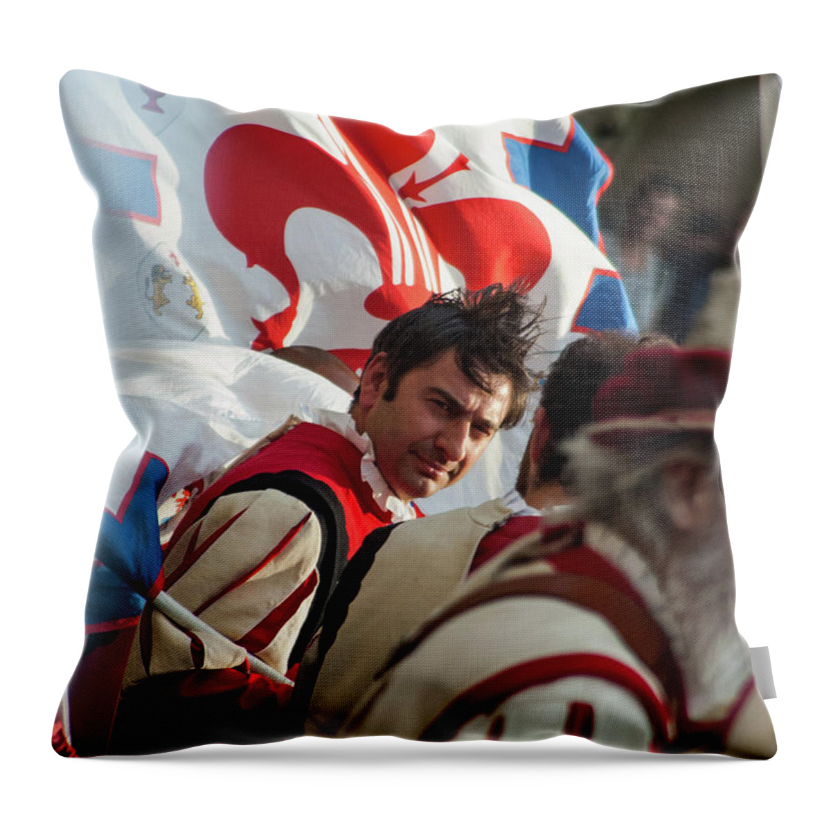 Man Throw Pillow featuring the photograph Windblown by Alex Lapidus