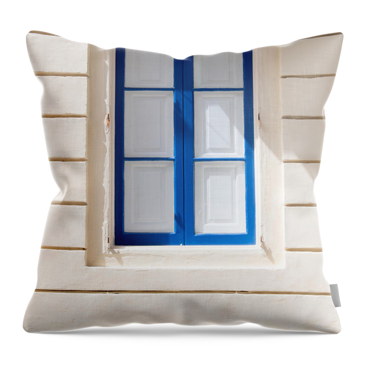 Ancient Throw Pillow featuring the photograph Windows of the world 6 by Sotiris Filippou