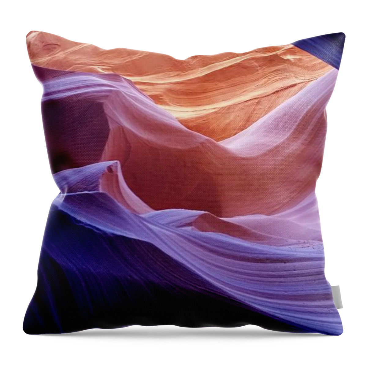 Photography By Suzanne Stout Throw Pillow featuring the photograph Windswept Magic by Suzanne Stout