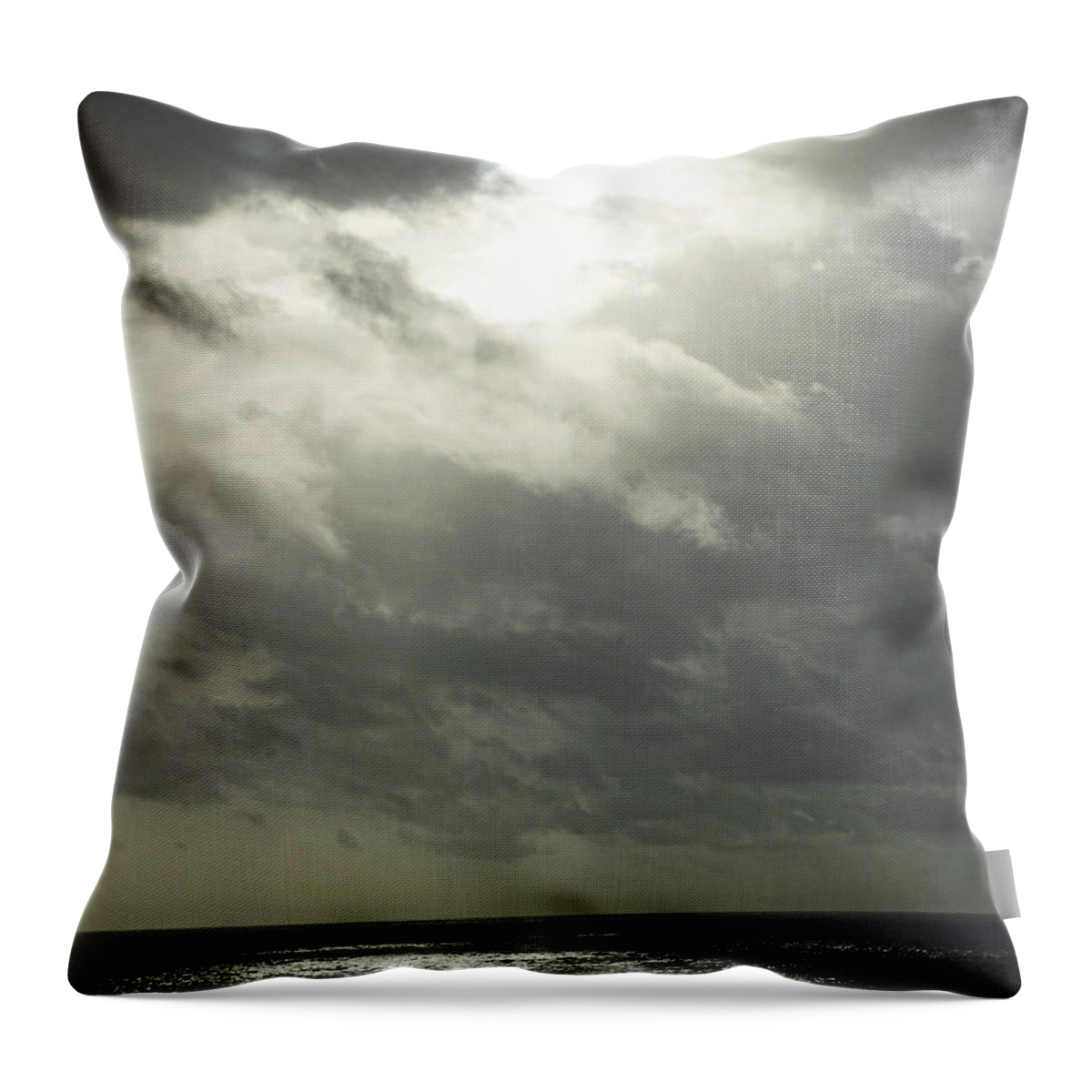 Perdido Throw Pillow featuring the photograph Windy Daybreak Perdido Key FL by Lizi Beard-Ward