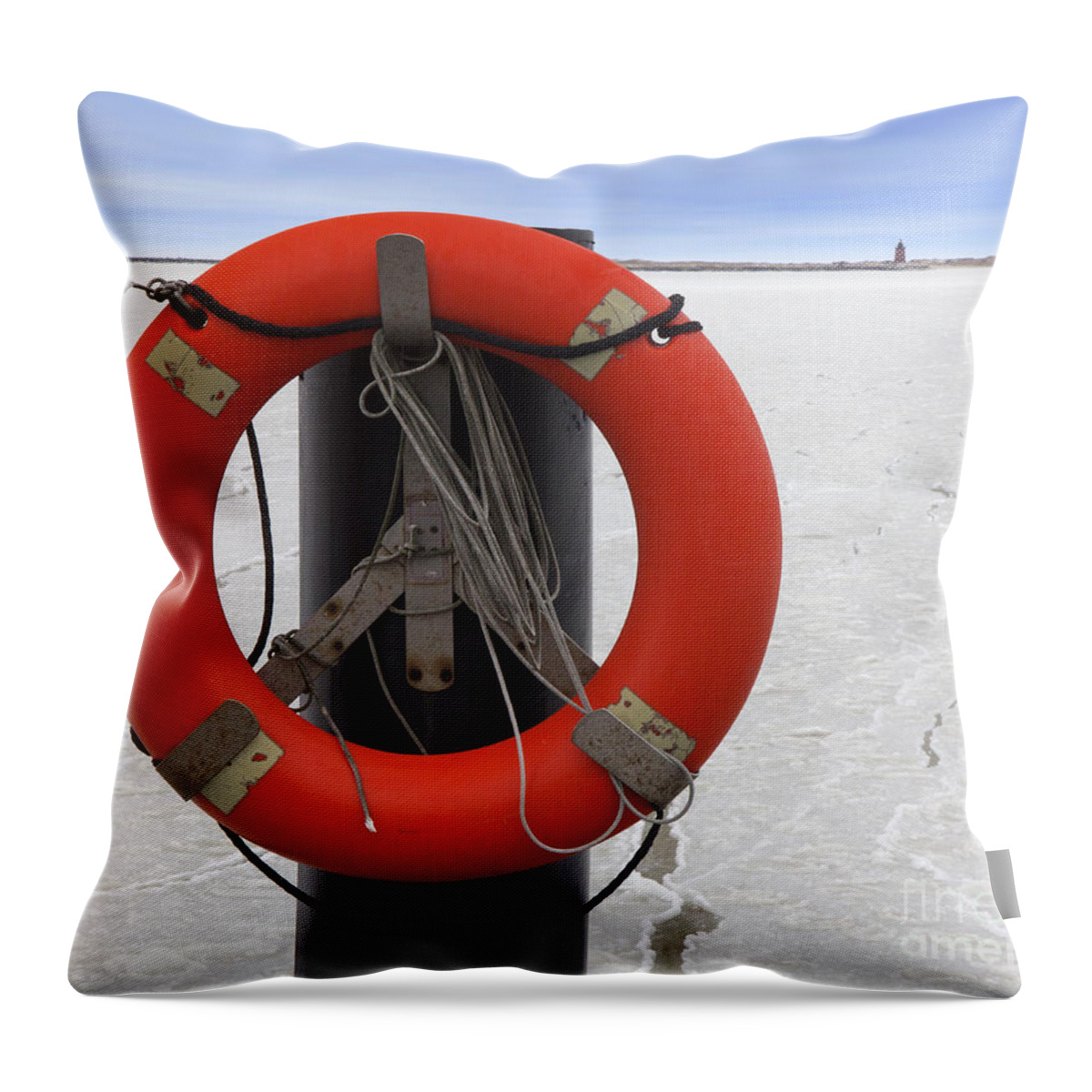 Winter Throw Pillow featuring the photograph Winter 2015 in Lewes by Robert Pilkington