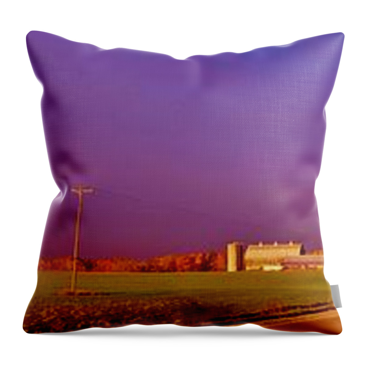 Winter Throw Pillow featuring the photograph Winter Coming by Daniel Thompson