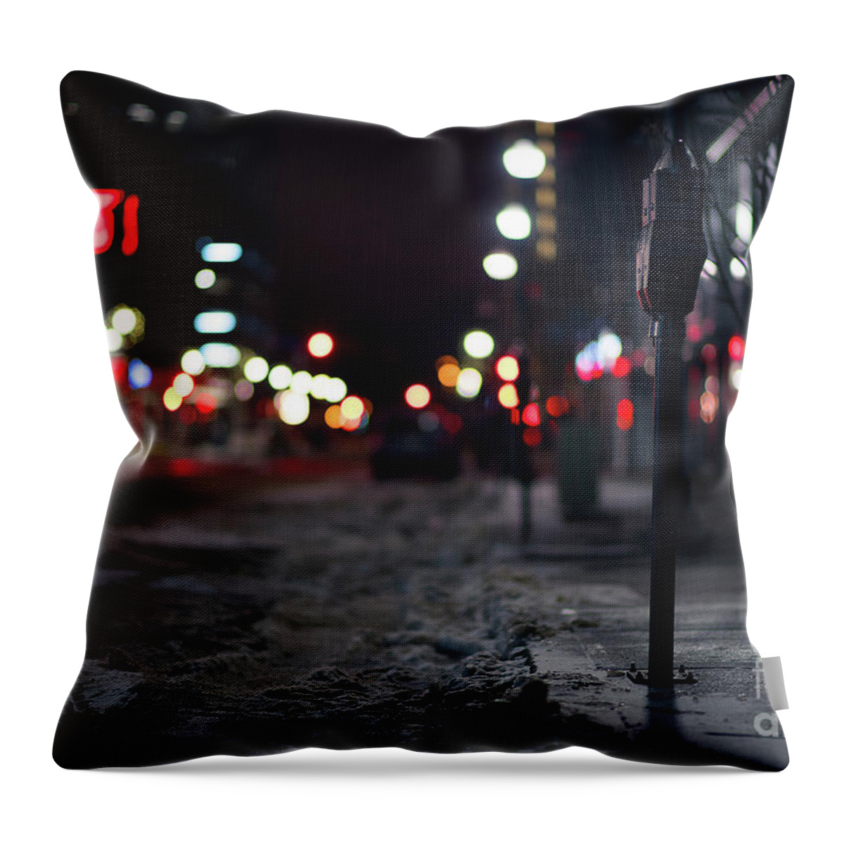 Canada Throw Pillow featuring the photograph Winter Nights by Ian McGregor