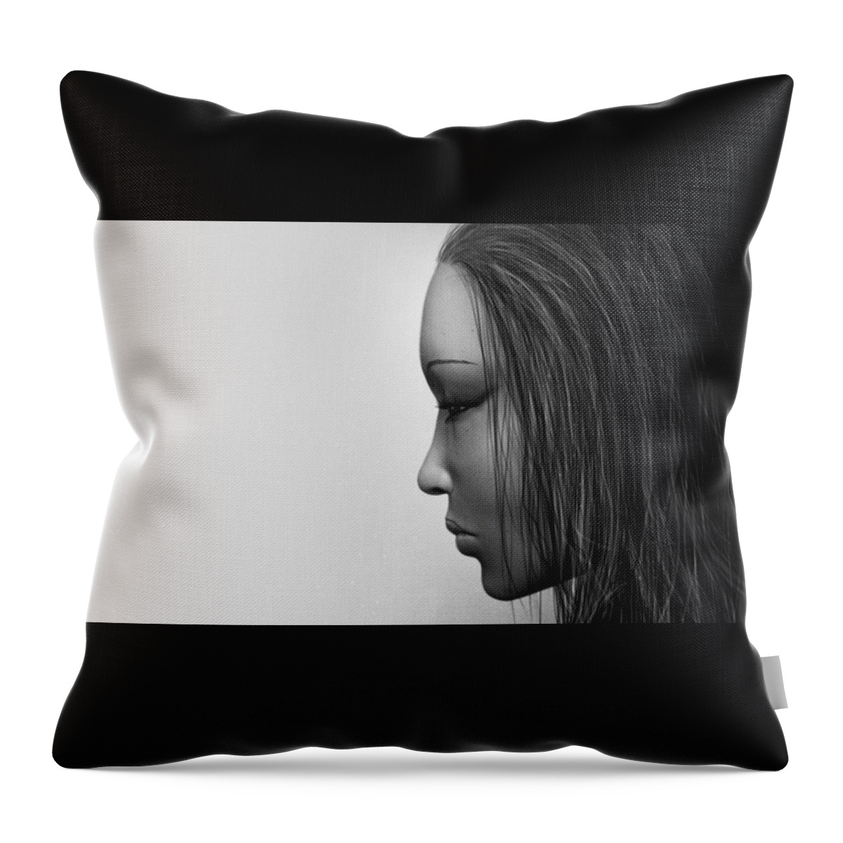 Women Throw Pillow featuring the digital art Women by Maye Loeser