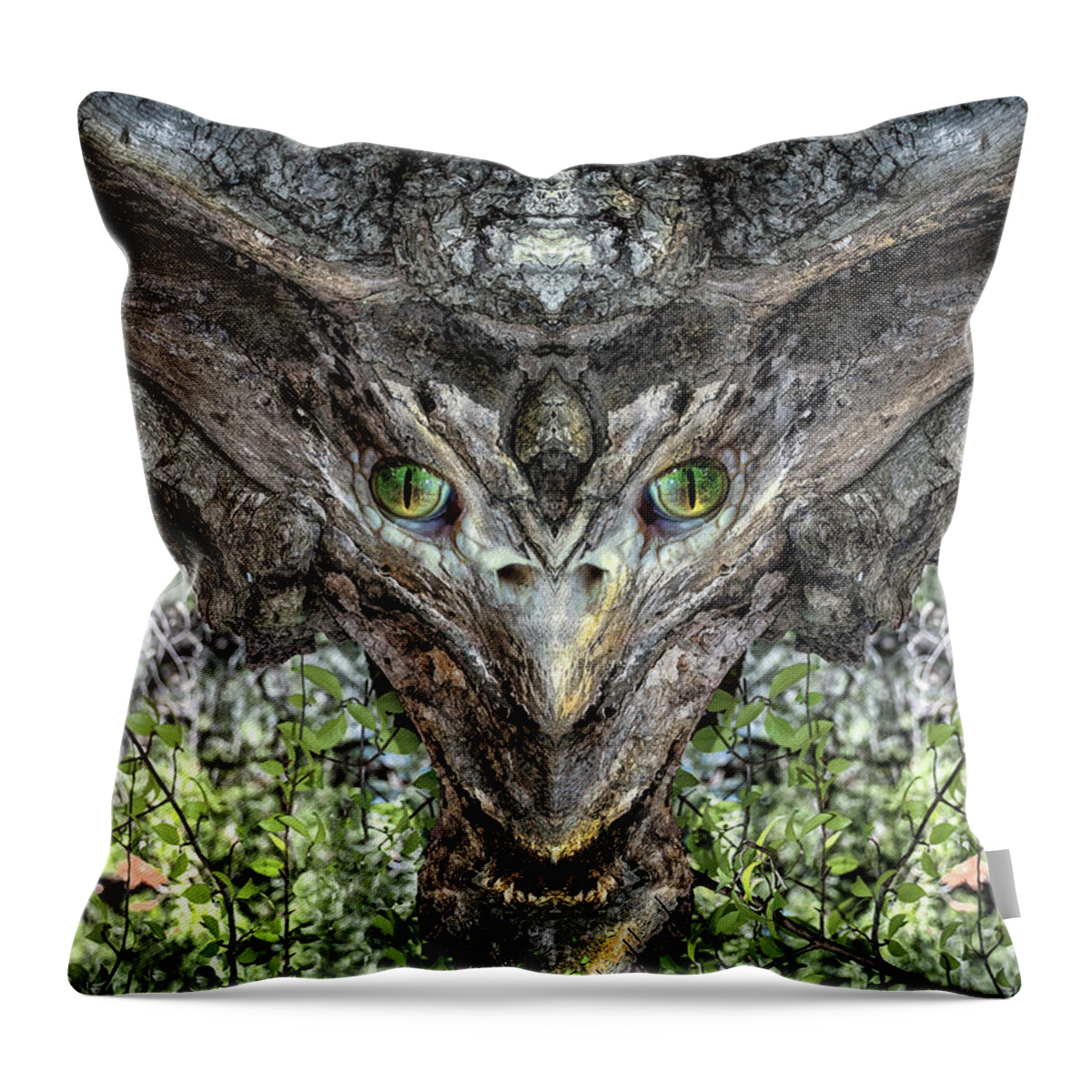 Woody Throw Pillow featuring the digital art Woody 213 by Rick Mosher