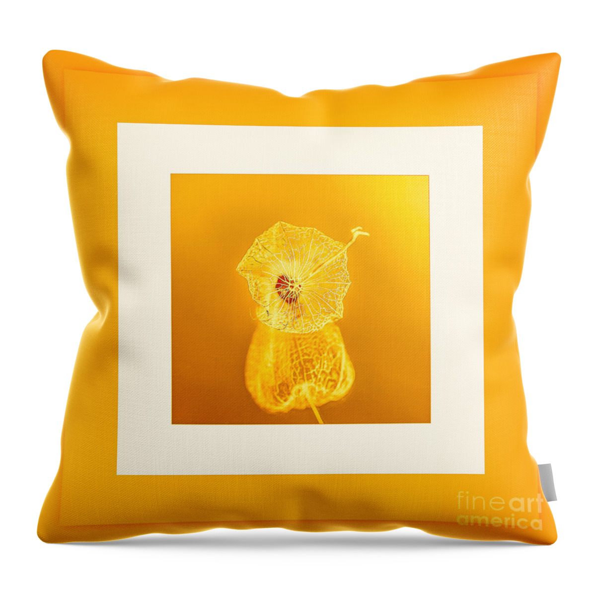 Mona Stut Throw Pillow featuring the photograph Xanthic by Mona Stut