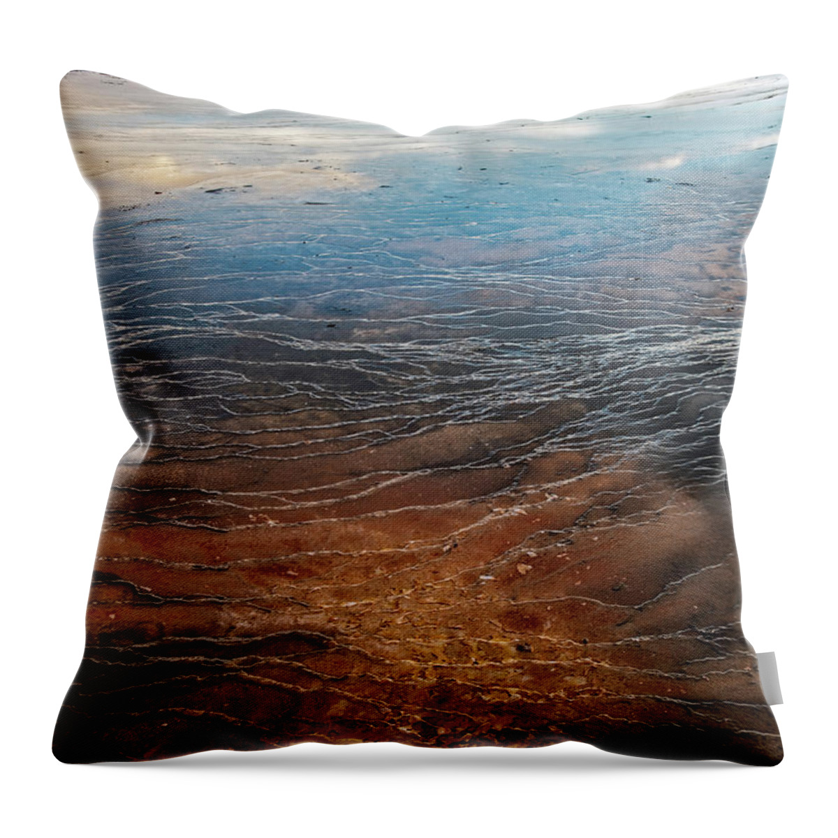 Yellowstone Throw Pillow featuring the photograph Yellowstone Colors #6 by Scott Read