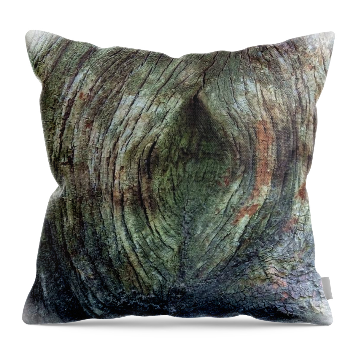 Tree Throw Pillow featuring the photograph Yoni au Naturel Une by Vincent Green