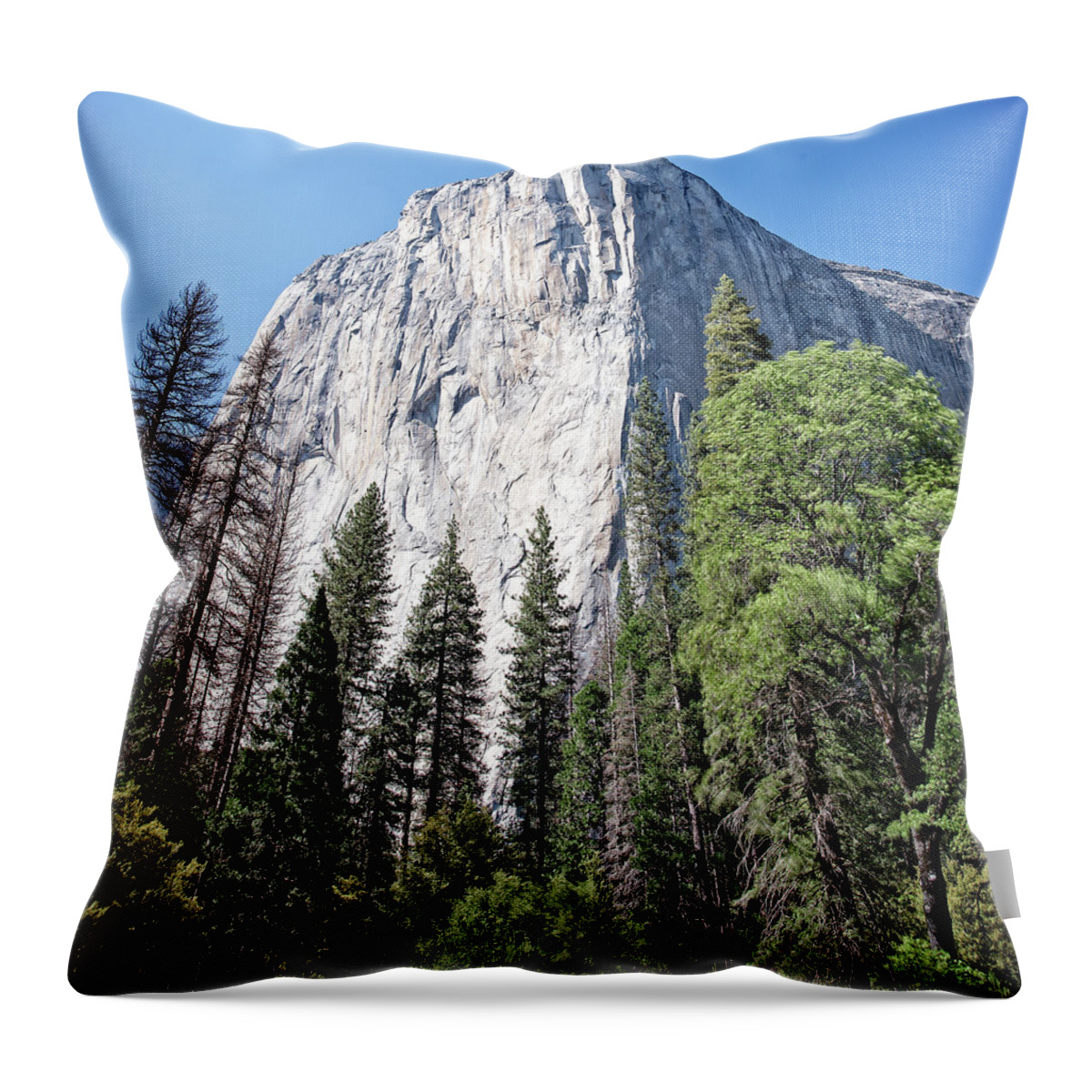 Yosemite Throw Pillow featuring the photograph Captain by Ryan Weddle