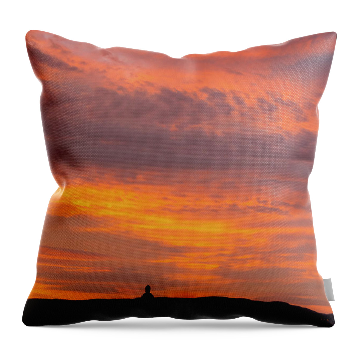 Zagreb Throw Pillow featuring the photograph Zagreb Sunset 5 by Steven Richman