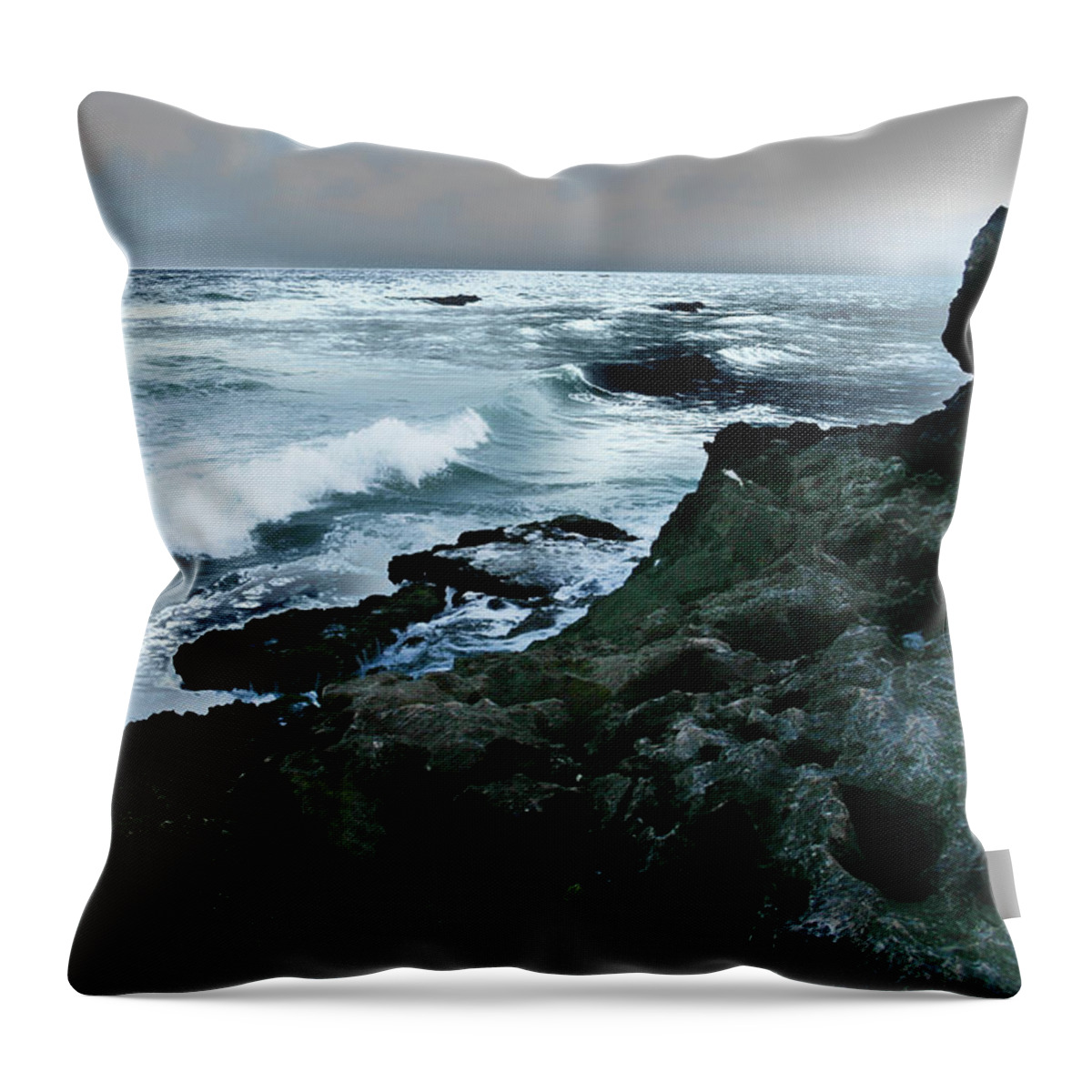 Tulum Beach Throw Pillow featuring the photograph Zamas Beach #5 by David Chasey