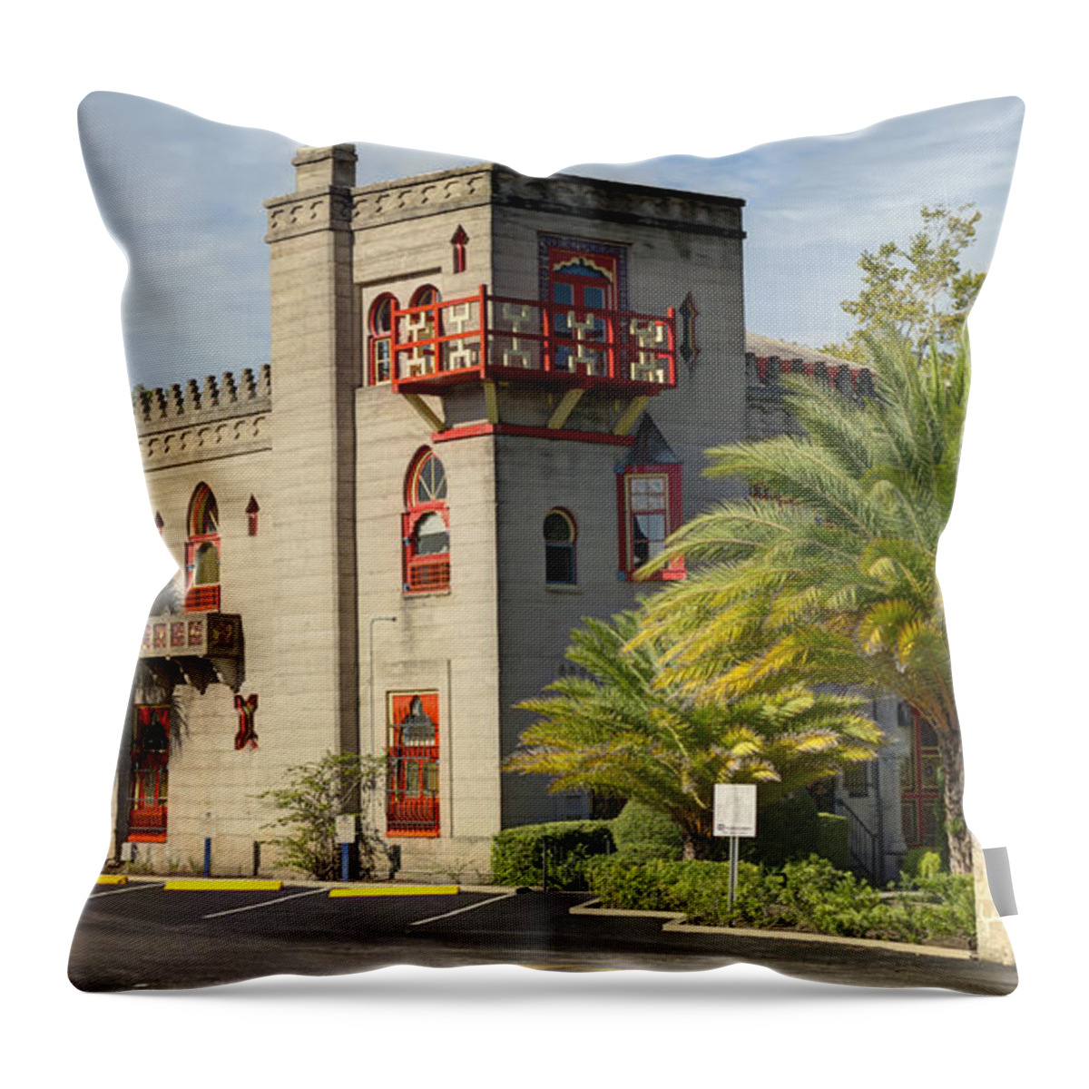 St. Throw Pillow featuring the photograph Zorayda Castle by Ules Barnwell