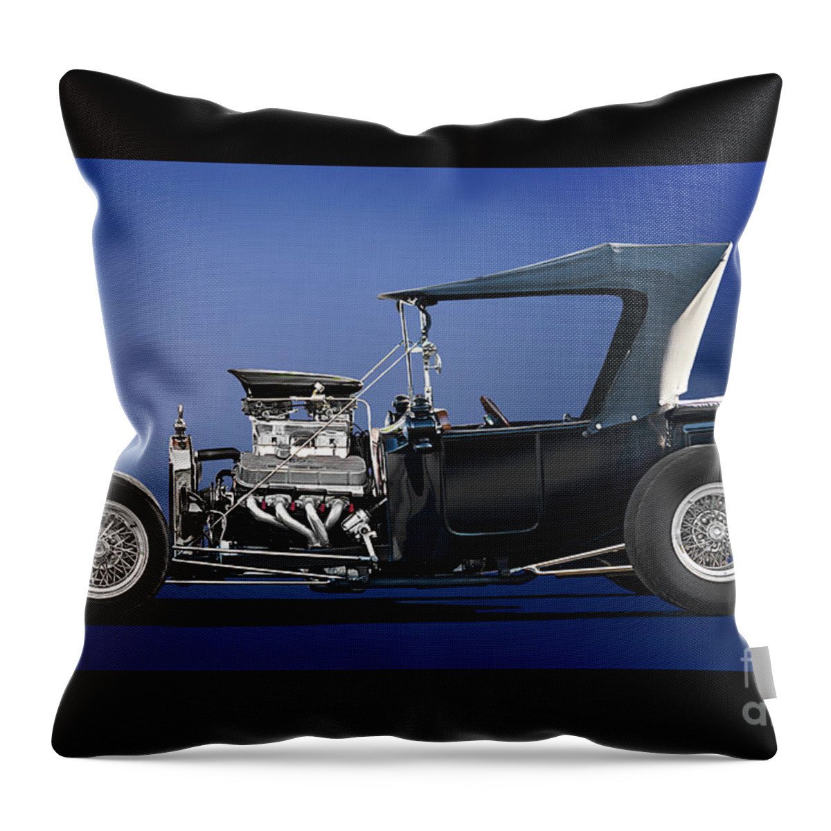 1923 Ford Roadster Pickup Throw Pillow featuring the photograph 1923 Ford Roadster Pickup by Dave Koontz