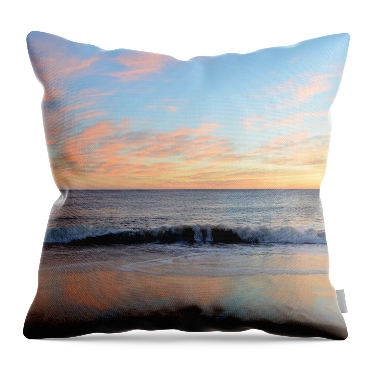 Obx Sunrise Throw Pillow featuring the photograph 1/6/19 OBX Sunrise by Barbara Ann Bell