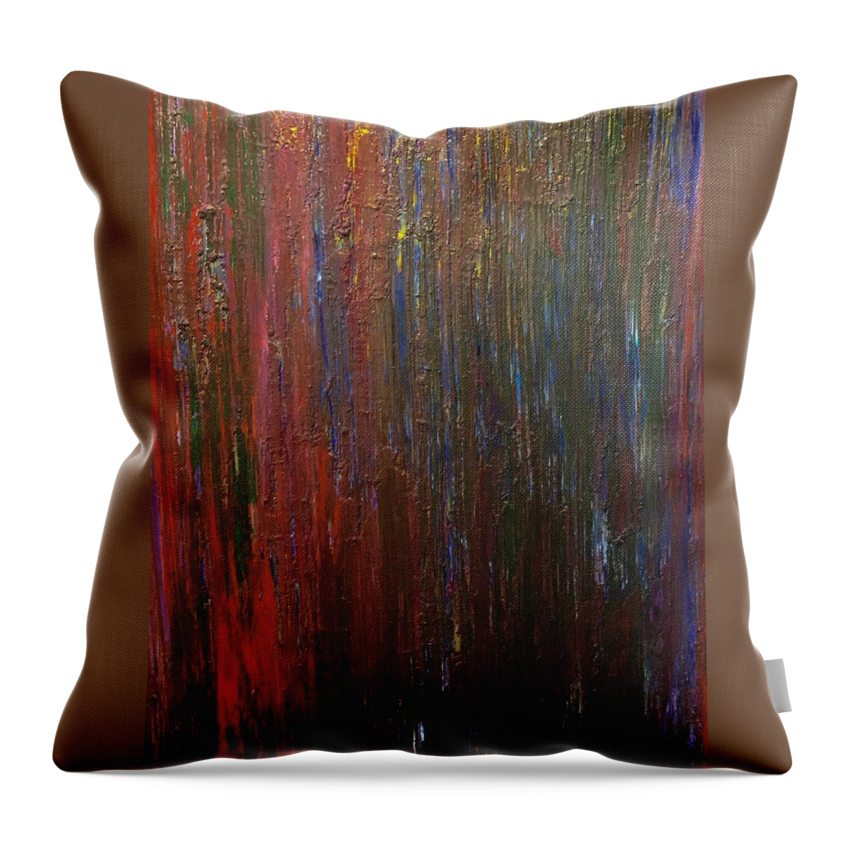  Throw Pillow featuring the painting 9 #1 by Greg Powell