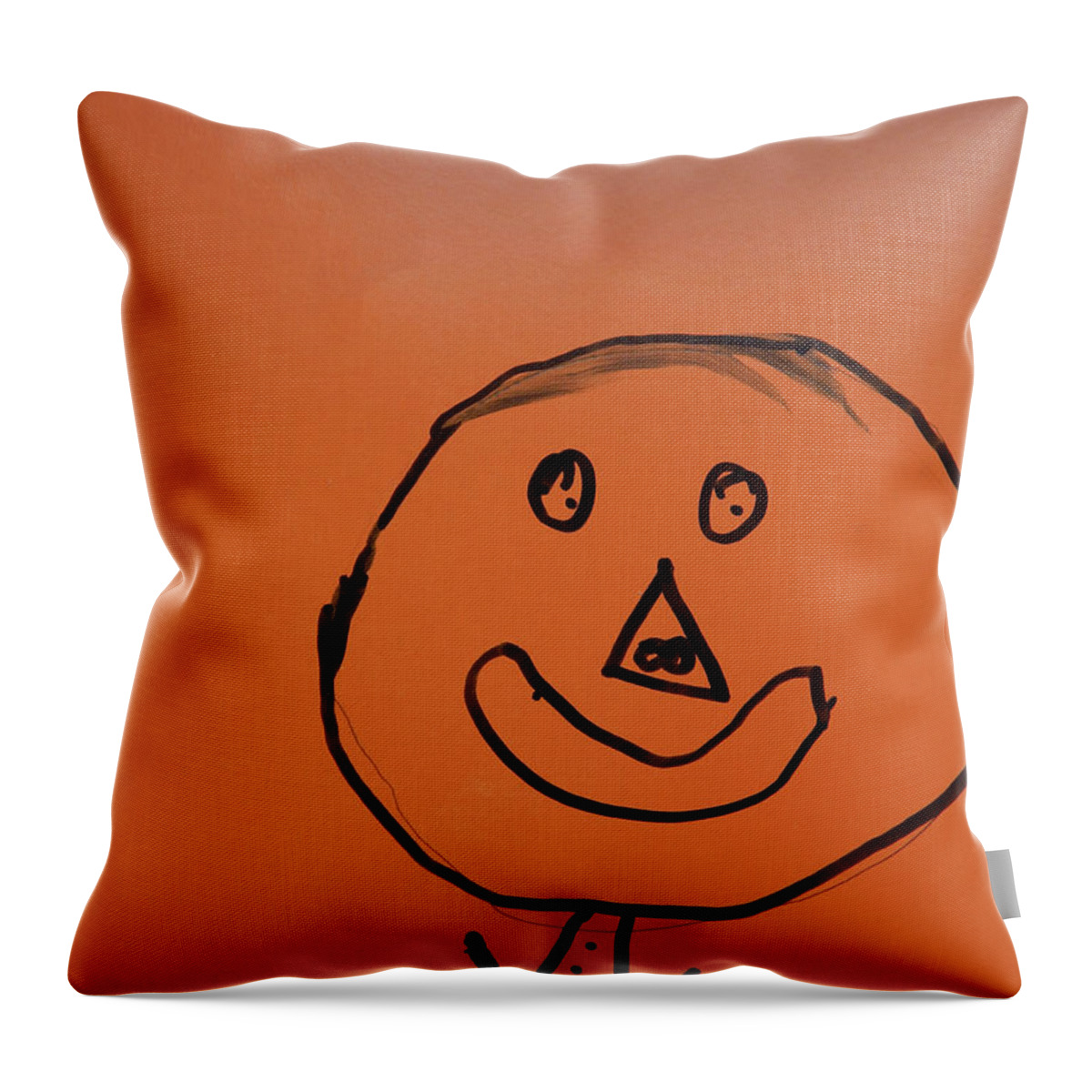 Art Throw Pillow featuring the photograph Children's drawings for early child development in school #1 by Oleg Prokopenko