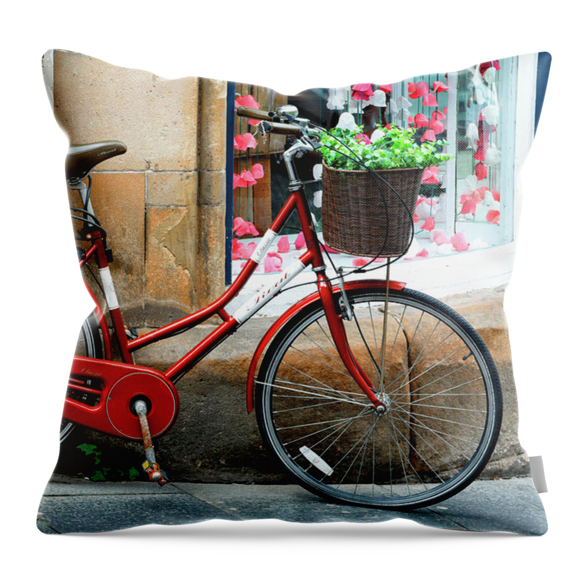Red Throw Pillow featuring the photograph Cherry Classic by Nicholas Blackwell