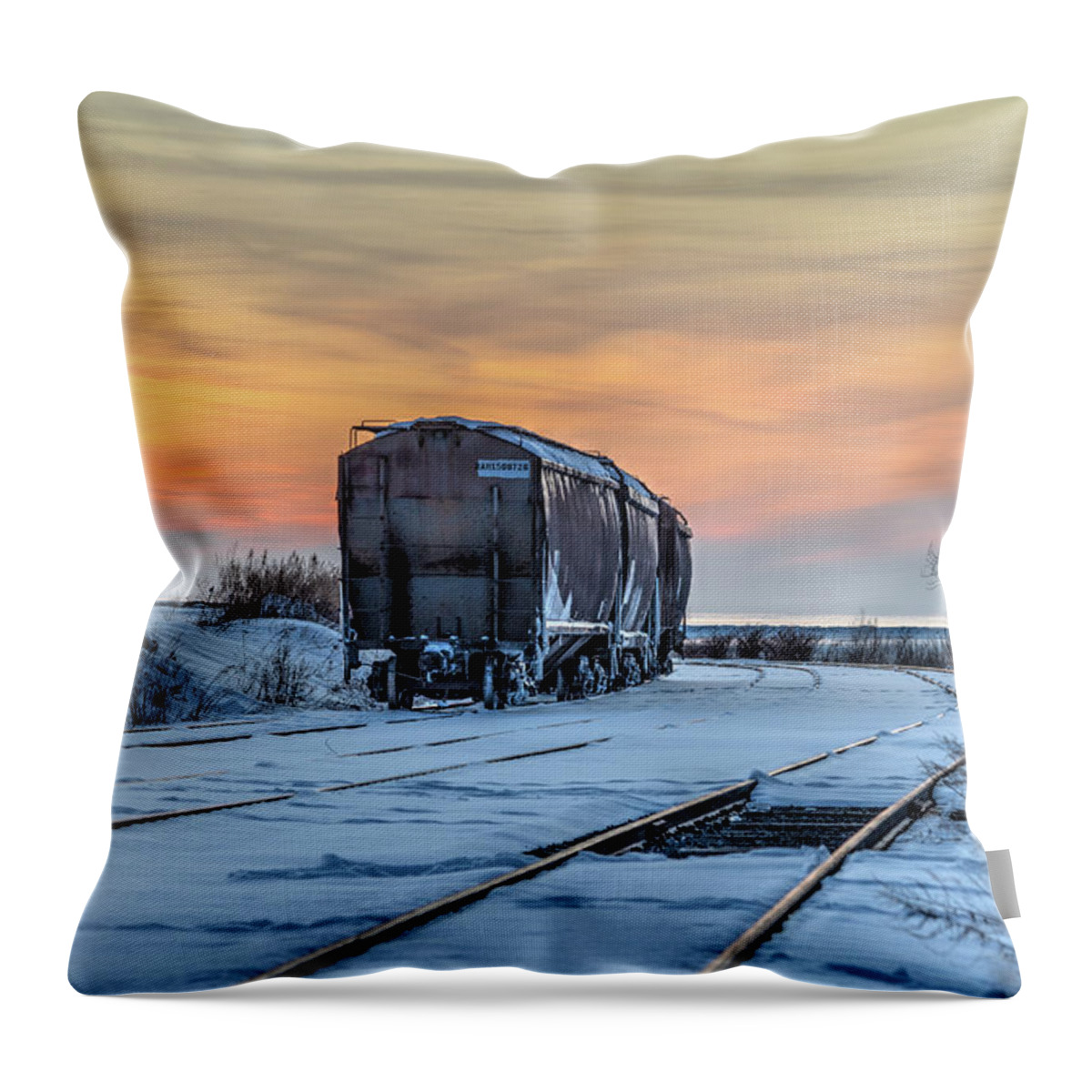 Sunset Throw Pillow featuring the photograph Day's End #1 by Rod Best