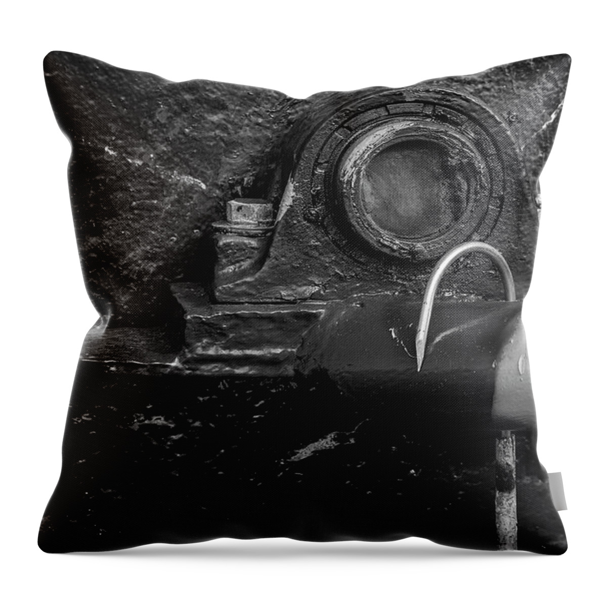 Hook Throw Pillow featuring the photograph Fishing Hook II #1 by Susan Candelario
