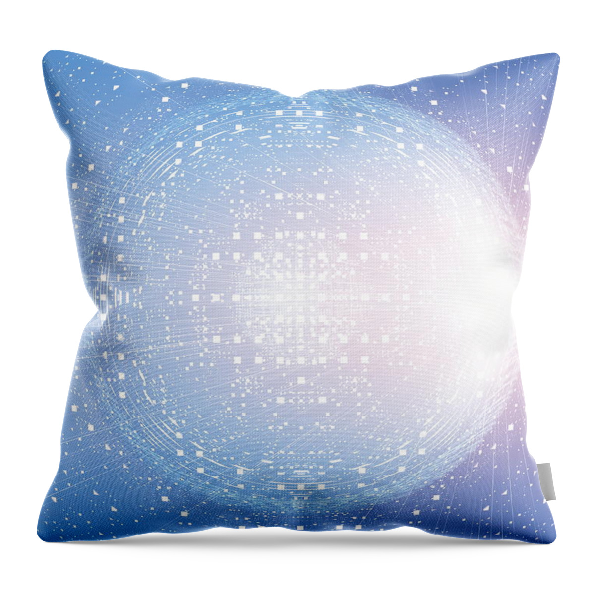 Ball Throw Pillow featuring the digital art Image Of Space, Computer Graphic #1 by Yoshiyuki Fukui/amanaimagesrf
