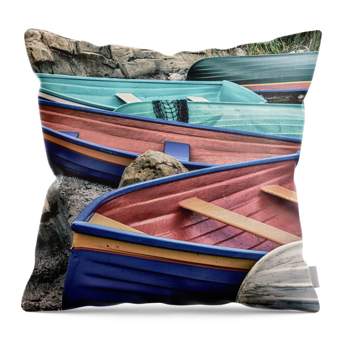 Lakeside Throw Pillow featuring the photograph Lakeside Adventures #1 by Debbie O'dell