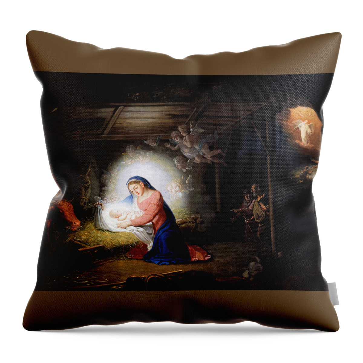 World Throw Pillow featuring the photograph Light of the World #1 by Munir Alawi