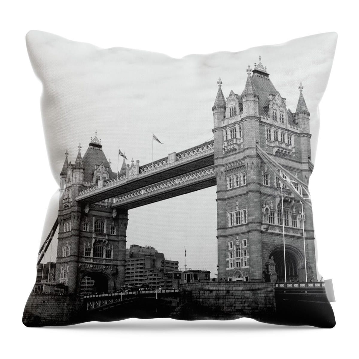 London Throw Pillow featuring the photograph London Scene I #1 by Emily Navas