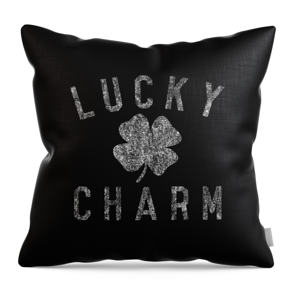 Cool Throw Pillow featuring the digital art Lucky Charm #1 by Flippin Sweet Gear