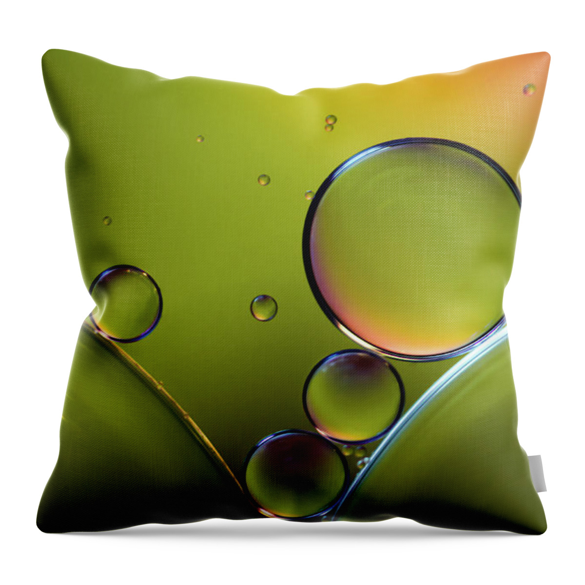 Cambridgeshire Throw Pillow featuring the photograph Oil And Water #1 by Mandy Disher Photography