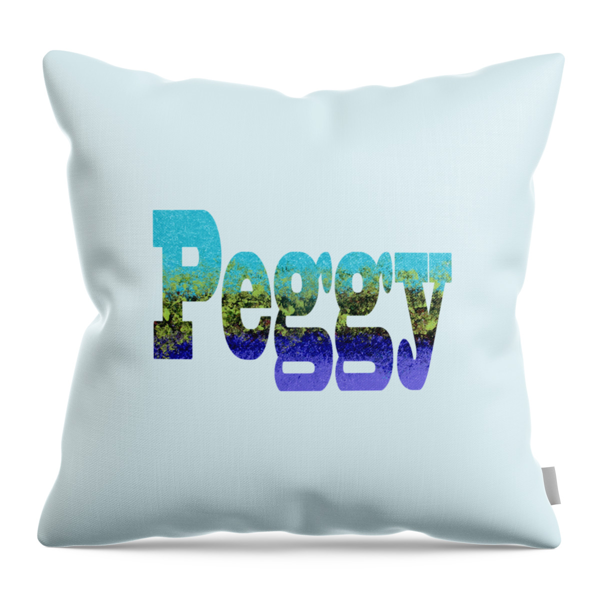 Peggy Throw Pillow featuring the digital art Peggy by Corinne Carroll