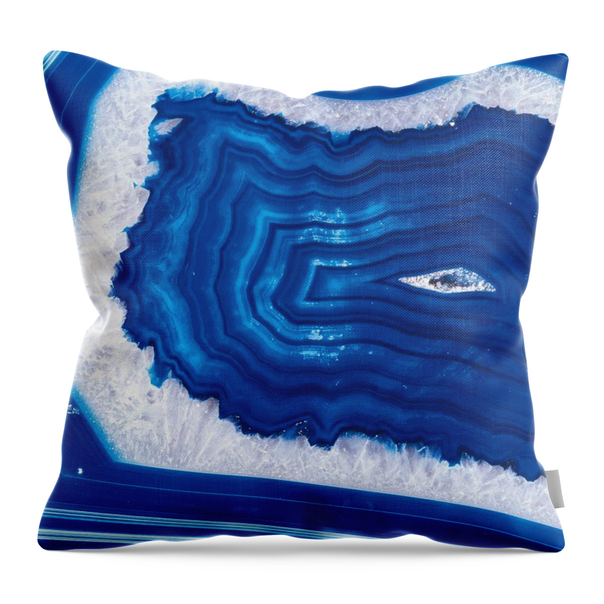 Precious Gem Throw Pillow featuring the photograph Photography Of Agate, Stone Material #1 by Daj