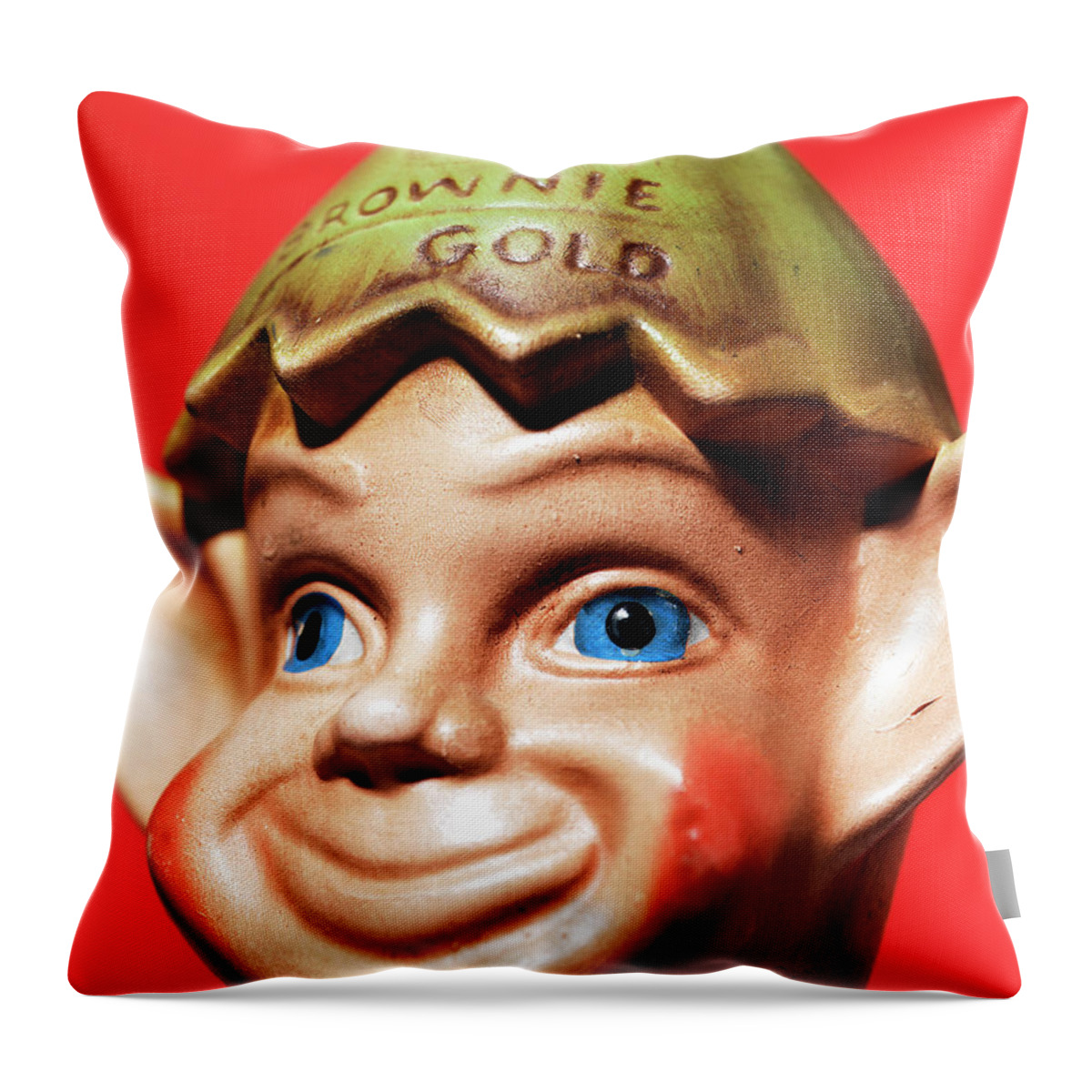 Accessories Throw Pillow featuring the drawing Plastic Elf #1 by CSA Images