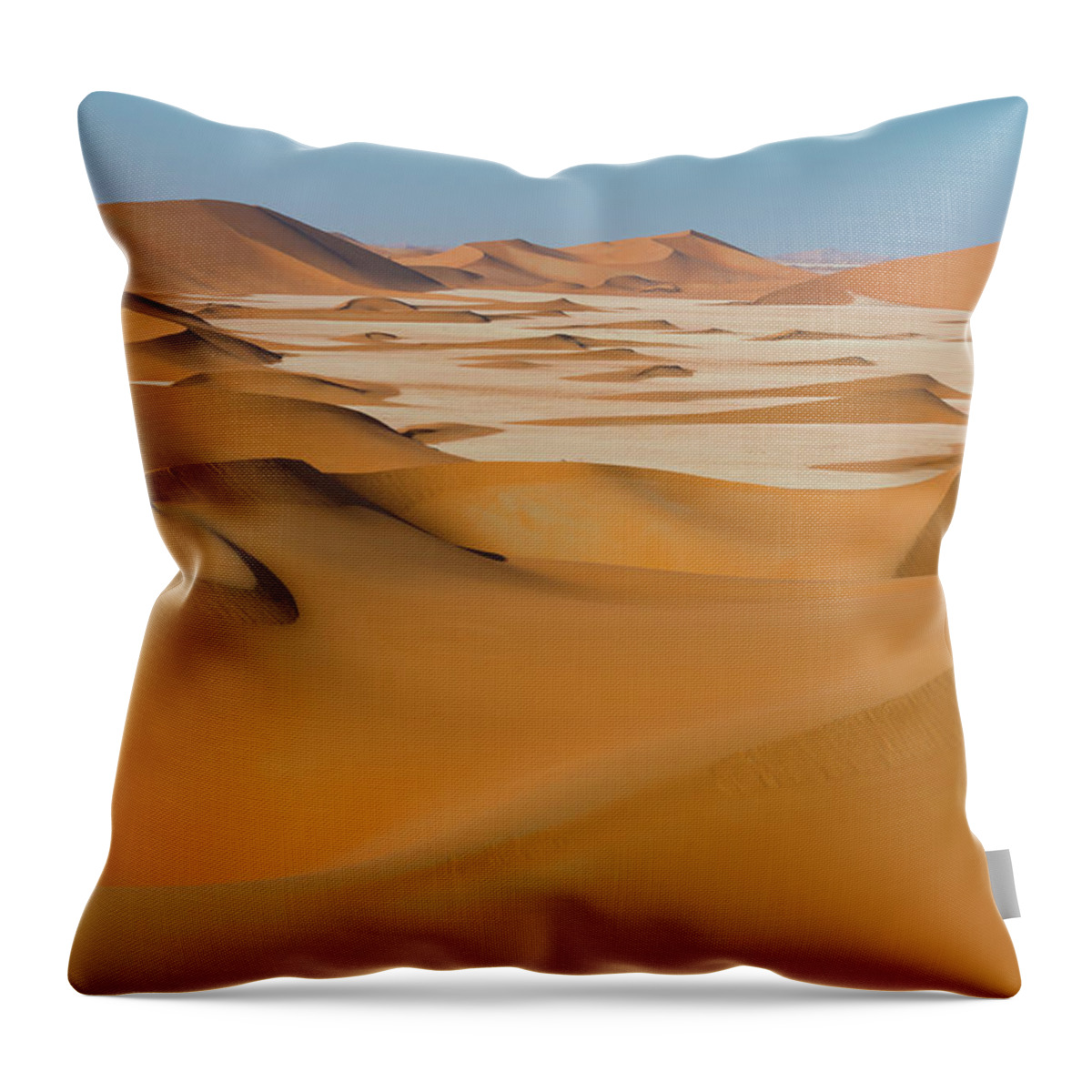 Tranquility Throw Pillow featuring the photograph Rub Al-khali Empty Quarter #1 by All Rights Reserved For Ahmed Al-shukaili