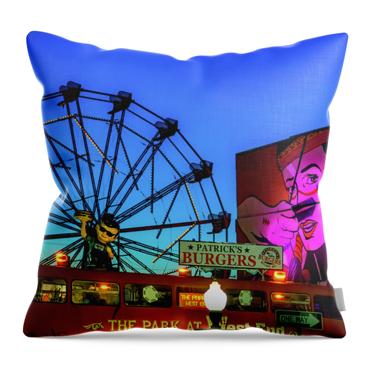 Fort Smith Throw Pillow featuring the photograph The Park At West End #2 by James Barber