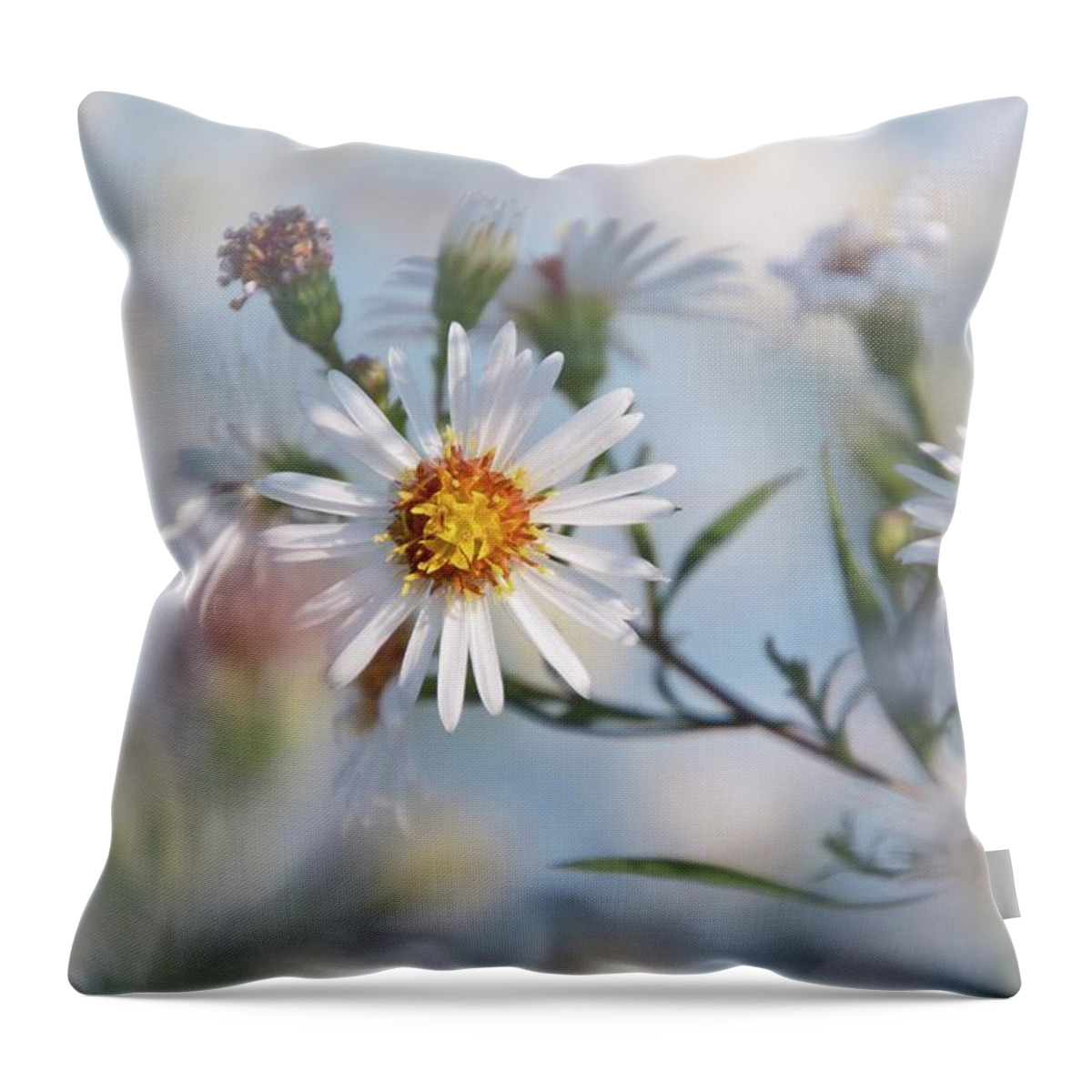 Flower Throw Pillow featuring the photograph Touches 4 by Jaroslav Buna