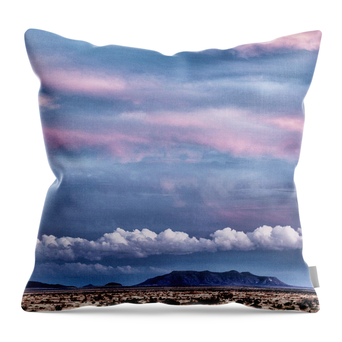 Sunset Throw Pillow featuring the photograph West Texas Sunset #2 by David Chasey