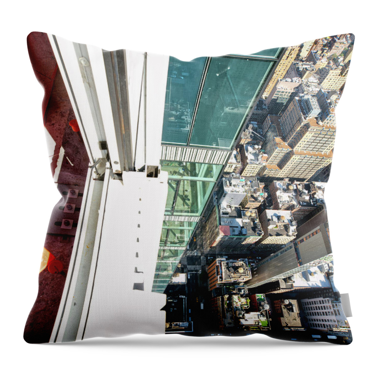 15 E30th - Madison House Throw Pillow featuring the photograph 14Oct19 6432 by Steve Sahm