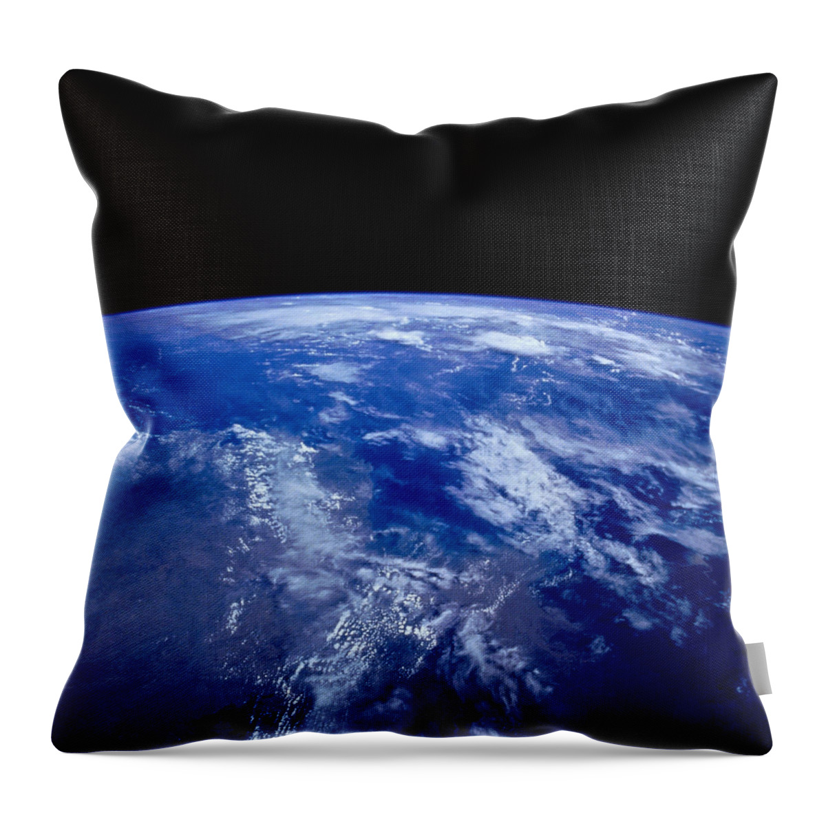 Majestic Throw Pillow featuring the photograph Earth From Space #15 by Stocktrek