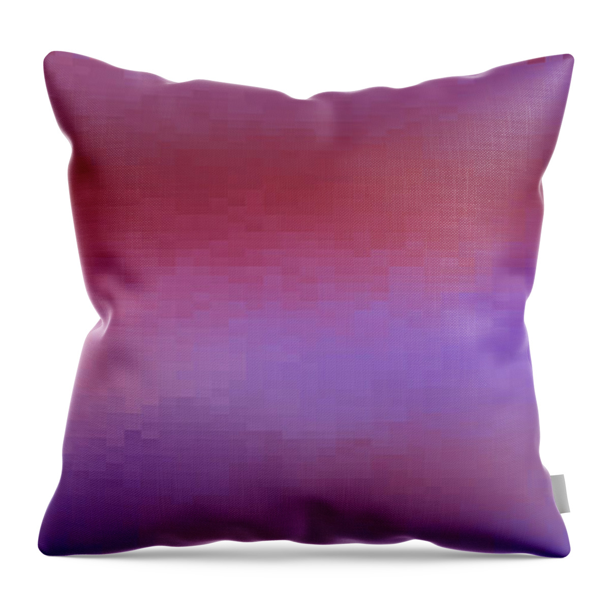 Rithmart Abstract Fade Fading Pixels Noise Clouds Organic Shades Random Computer Digital Shapes Changing Chester Directions Large Pixels Shades Throw Pillow featuring the digital art 18x9.137-#rithmart by Gareth Lewis