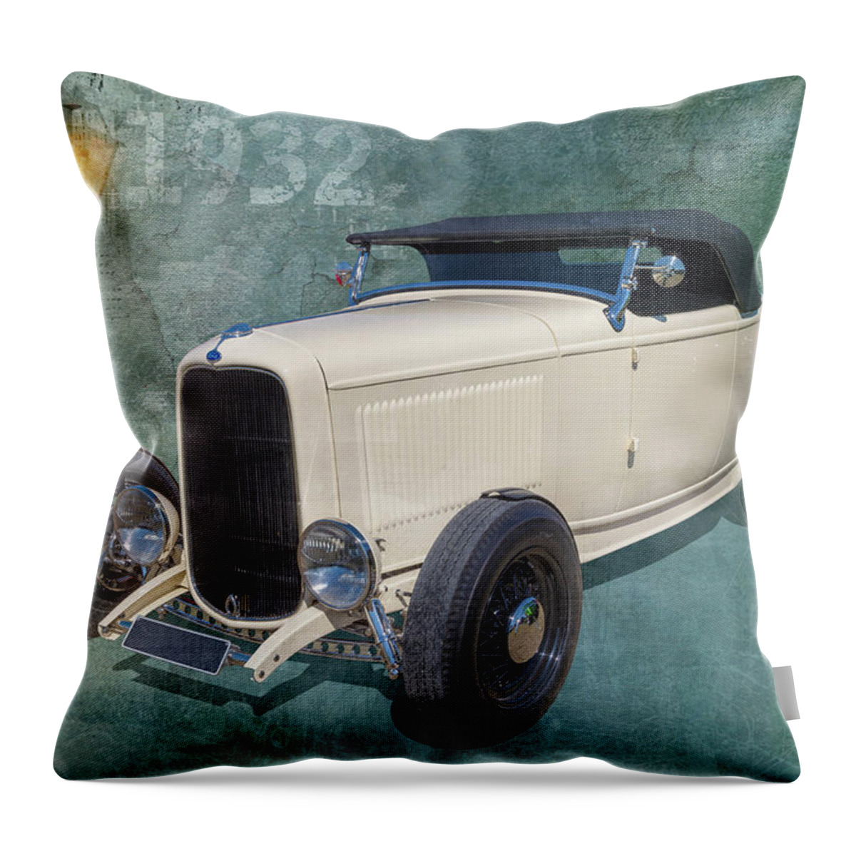 Car Throw Pillow featuring the photograph 1932 Ragtop by Keith Hawley