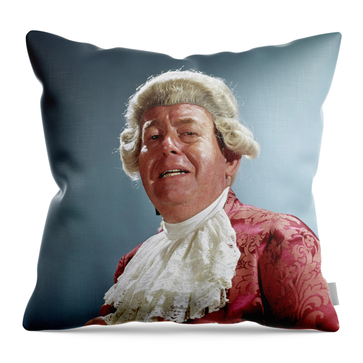 Photography Throw Pillow featuring the photograph 1960s Man Wear 18th Century Colonial by Vintage Images