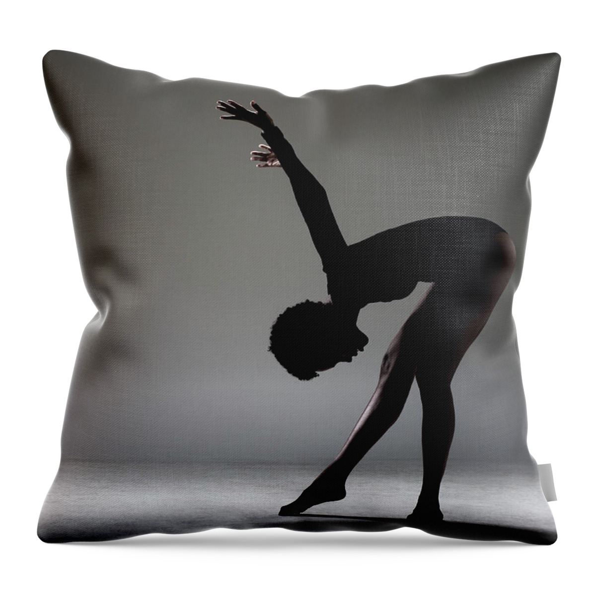 Human Arm Throw Pillow featuring the photograph Dance Studio #2 by Patrik Giardino
