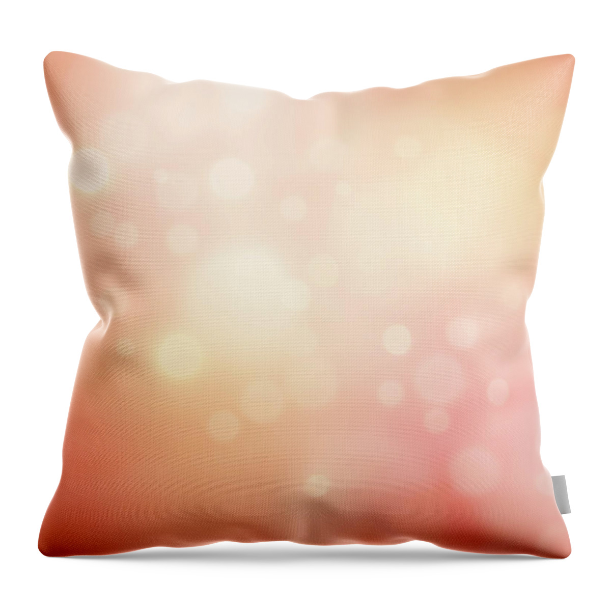Orange Color Throw Pillow featuring the photograph Glowing Background #2 by Jeja