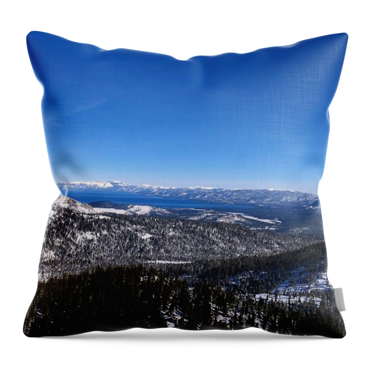 Lake Tahoe Throw Pillow featuring the photograph Lake Tahoe #2 by Alex King