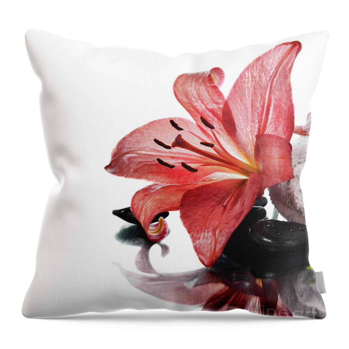 Spa Throw Pillow featuring the photograph Spa Concept #2 by Jelena Jovanovic
