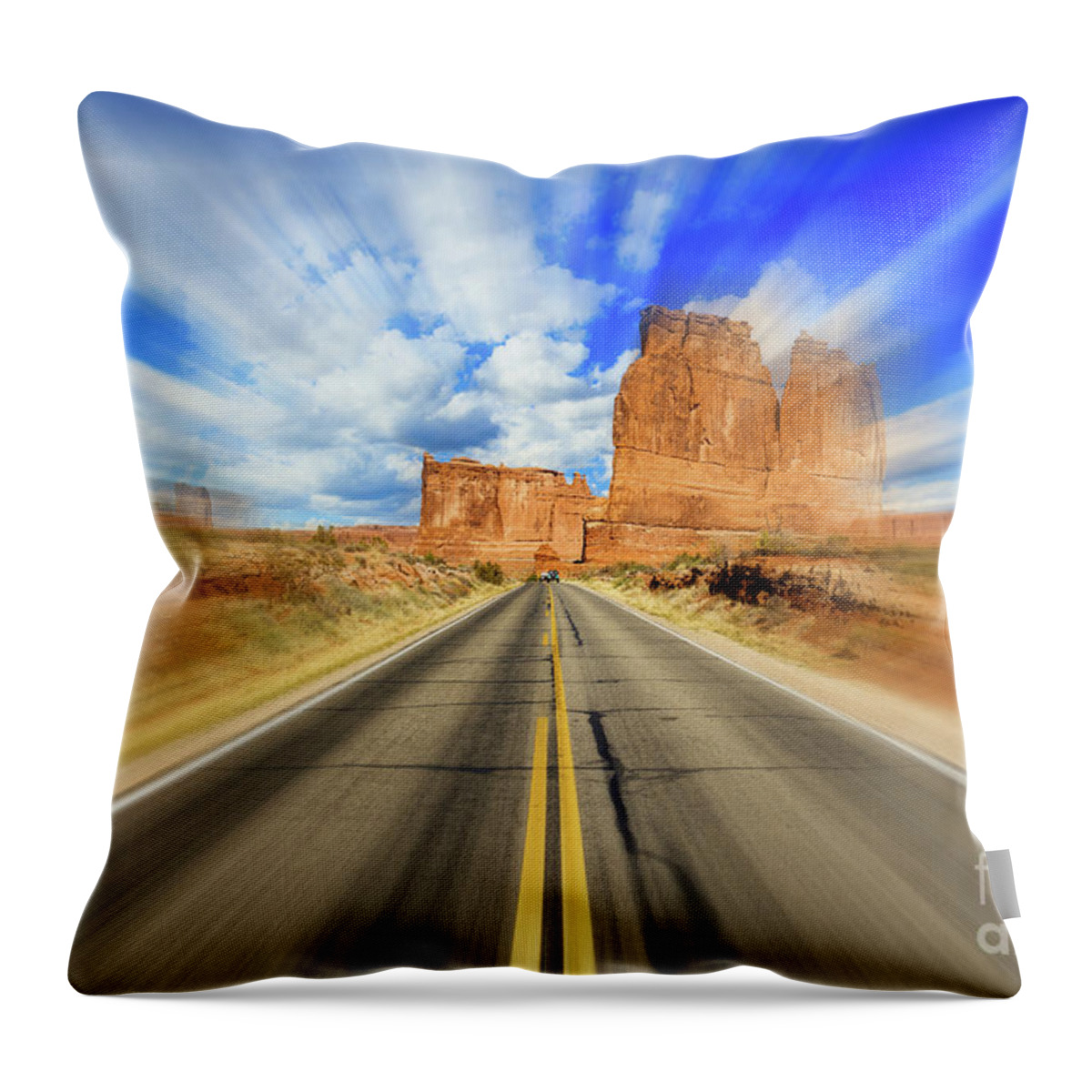Arches National Park Throw Pillow featuring the photograph Arches National Park #27 by Raul Rodriguez