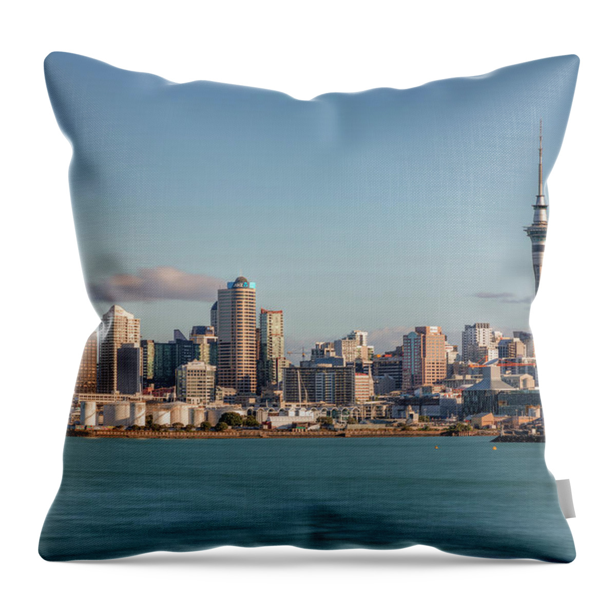 Auckland Throw Pillow featuring the photograph Auckland - New Zealand #3 by Joana Kruse