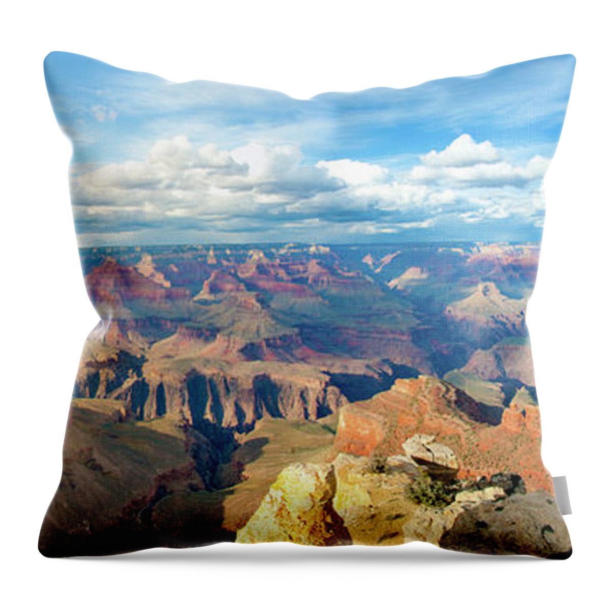Scenics Throw Pillow featuring the photograph Grand Canyon In Arizona, Usa #3 by Asier