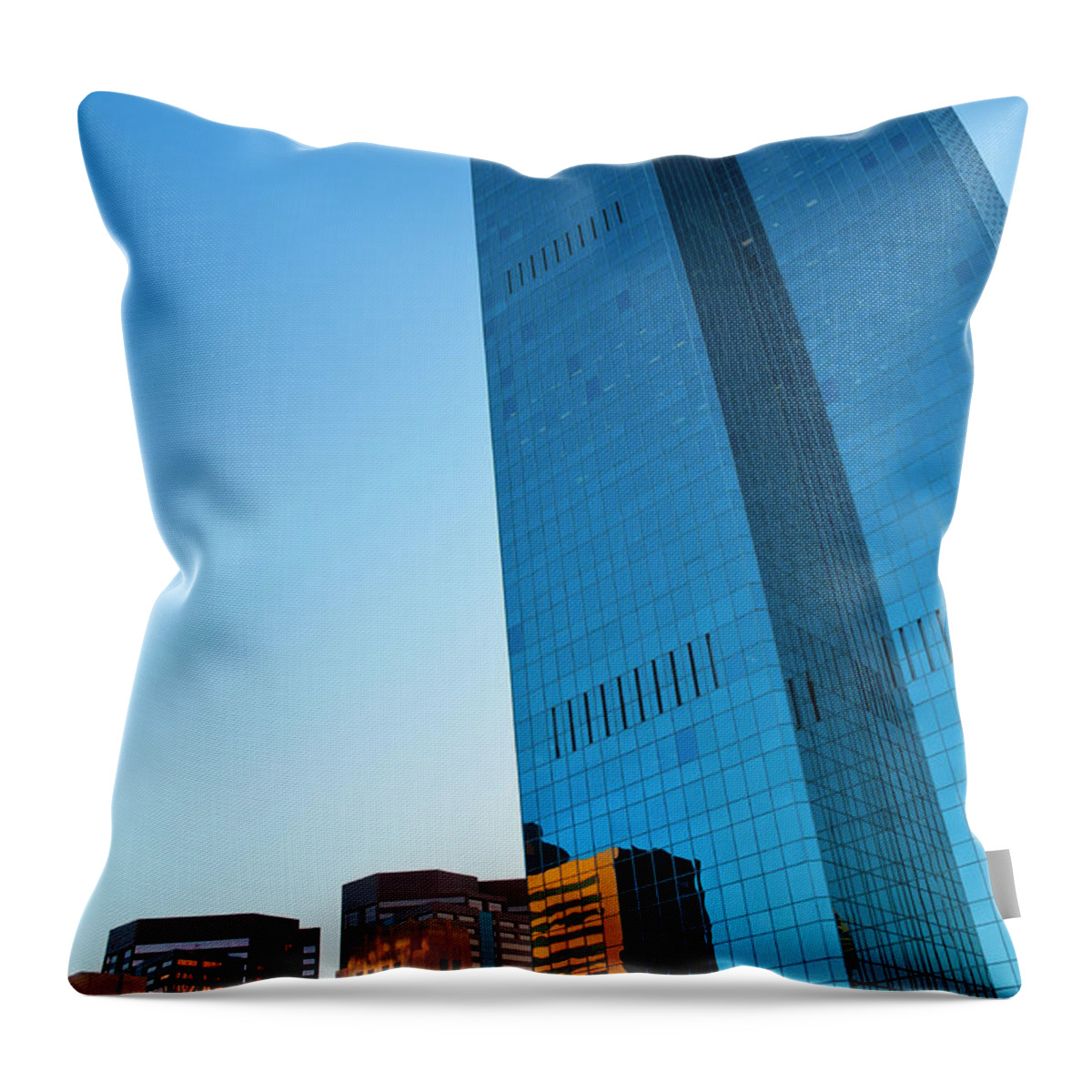 Corporate Business Throw Pillow featuring the photograph Modern Cityscape #3 by Jacobh