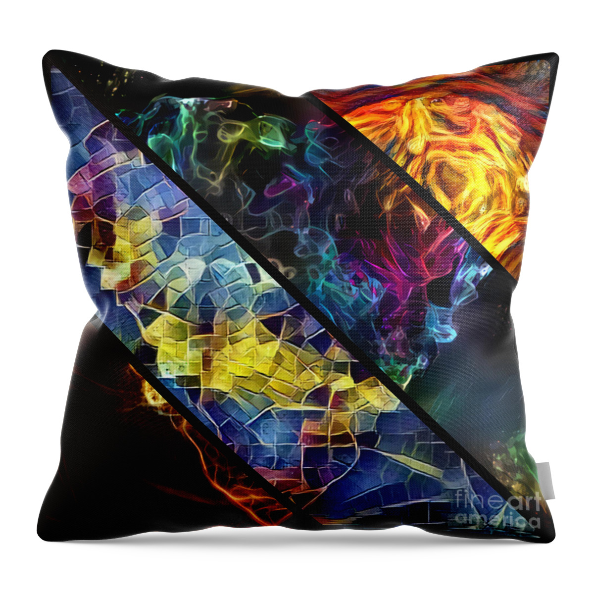 Love Throw Pillow featuring the digital art 4 Seasons of Love by Bill King